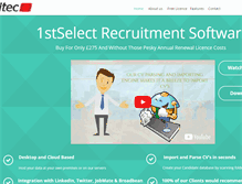 Tablet Screenshot of freerecruitmentsoftware.com